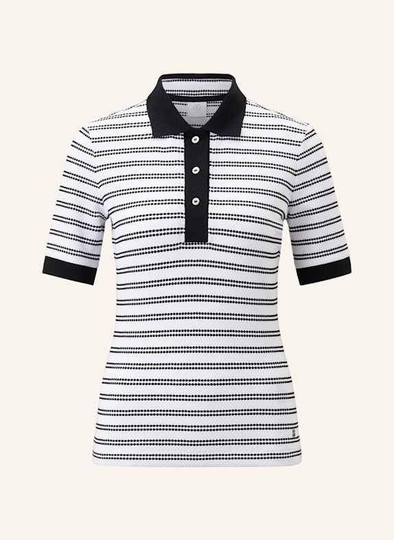 BOGNER Polo-Shirt SCHWARZ/ WEISS