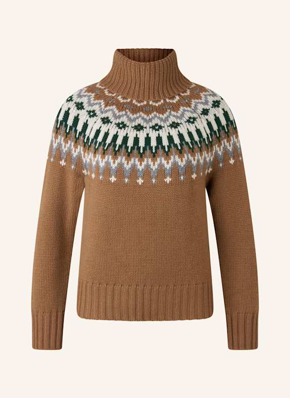 BOGNER Rollkragenpullover INGRID-1 aus Cashmere BRAUN