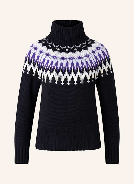 BOGNER Rollkragenpullover INGRID-1 aus Cashmere BLAU