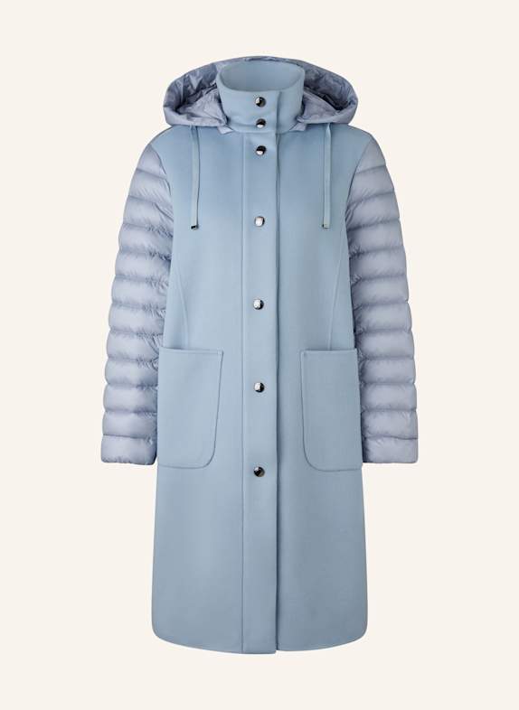 BOGNER Daunenmantel ISY-D5 im Materialmix HELLBLAU
