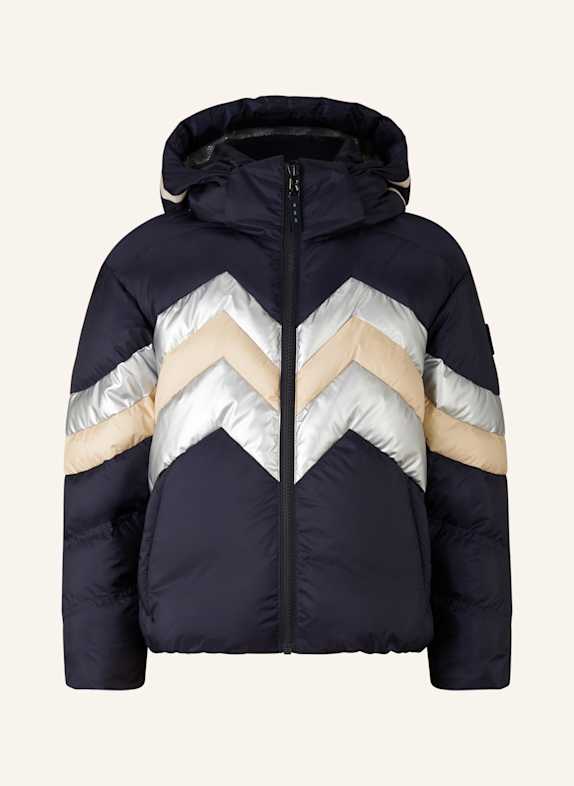 BOGNER Skijacke BLAU/ SILBER/ BEIGE