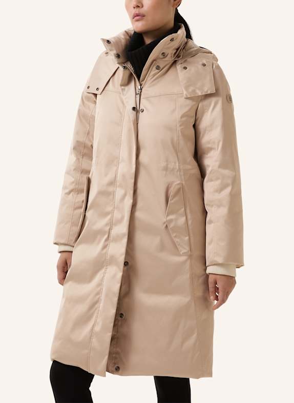 BOGNER Daunenmantel LYNN-DT1 mit abnehmbarer Kapuze BEIGE
