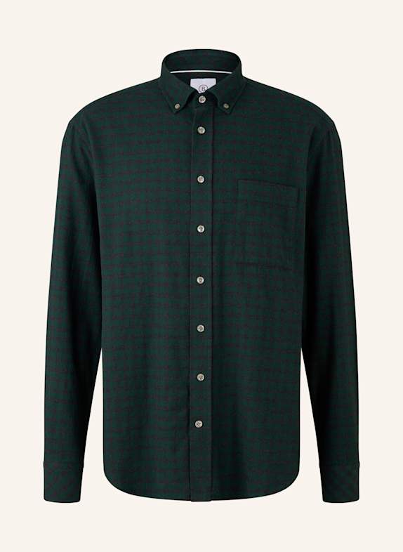 BOGNER Flanellhemd TIMT-2 Comfort Fit DUNKELGRÜN