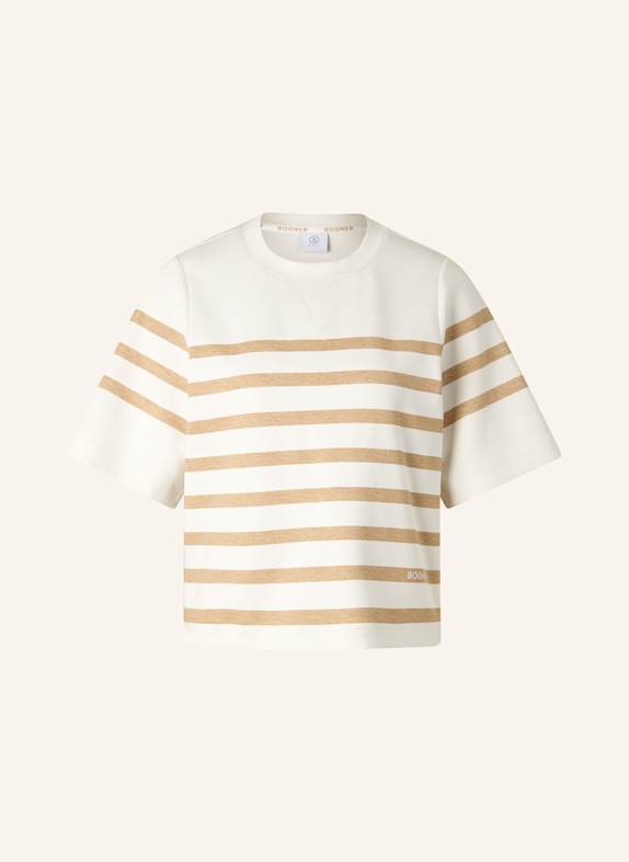 BOGNER T-Shirt WEISS/ HELLBRAUN