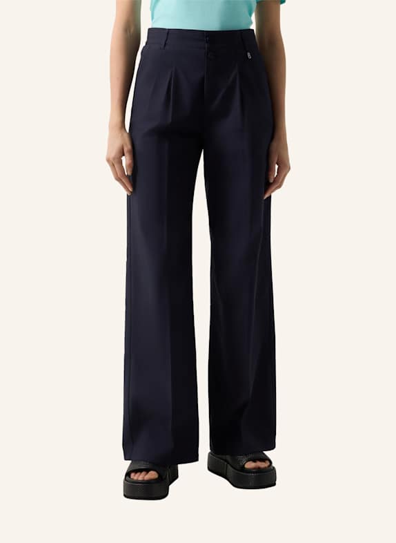BOGNER Broek met plooien Amy DONKERBLAUW