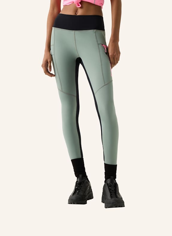 FIRE+ICE Legging Candra LICHTGROEN/ ZWART