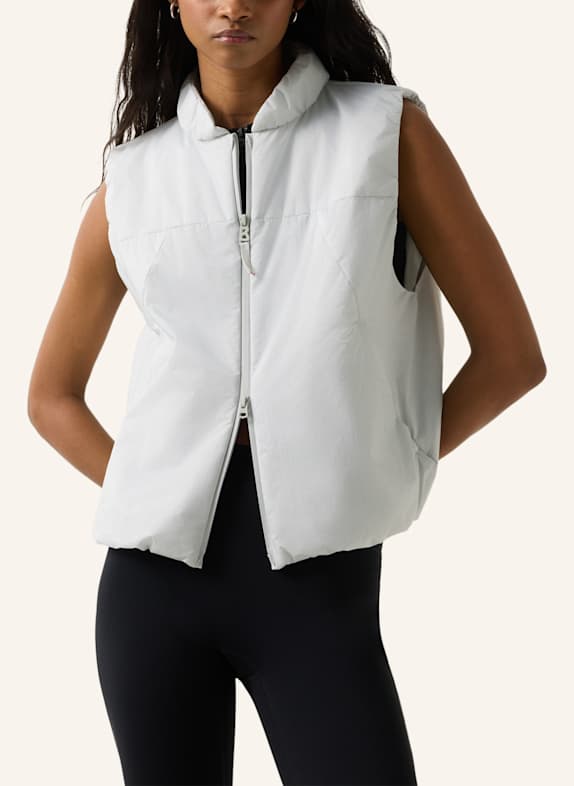 FIRE+ICE Lichtgewicht functionele bodywarmer Kaila LICHTGRIJS