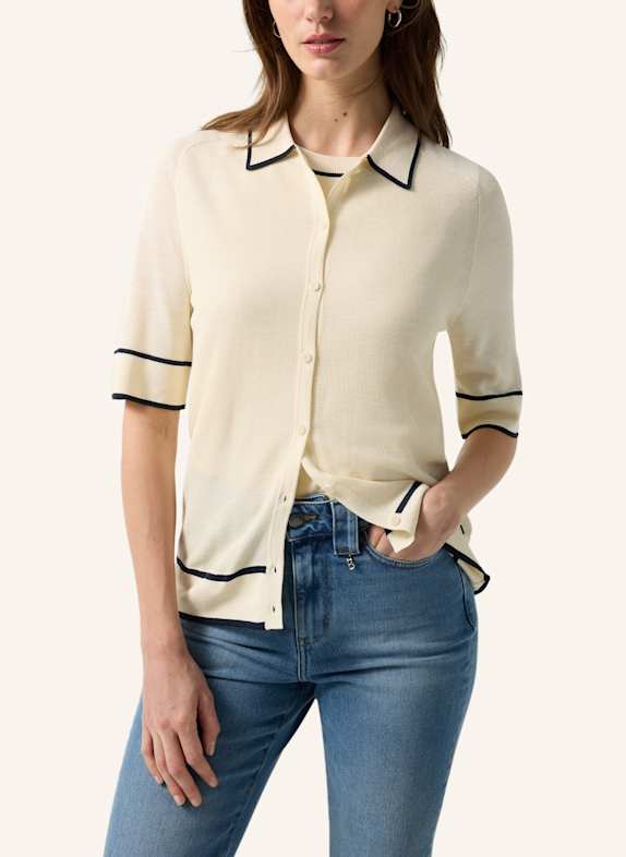 BOGNER Zijden vest Peaches CRÈME