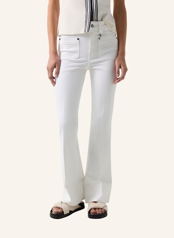 BOGNER Jeans met uitlopende pijpen Devin WIT