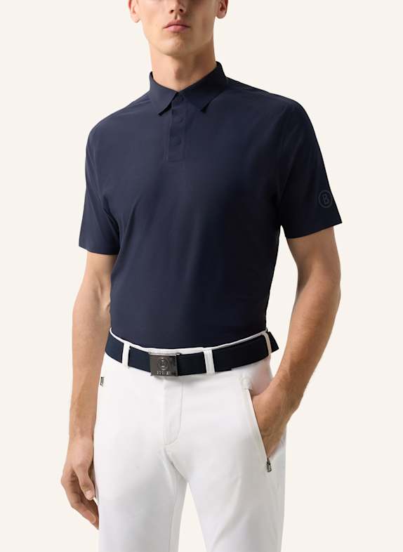 BOGNER Casimir-polo met functies DONKERBLAUW