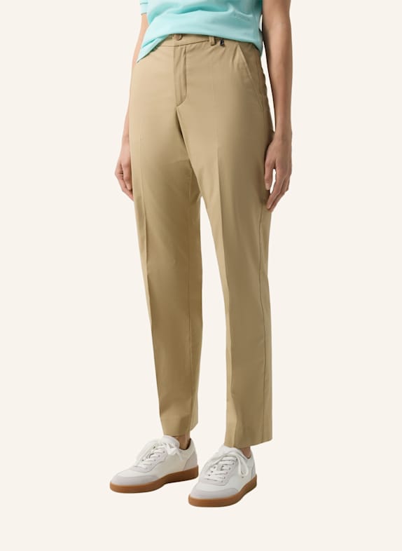 BOGNER Broek met strijkvouwen Abbie CAMEL