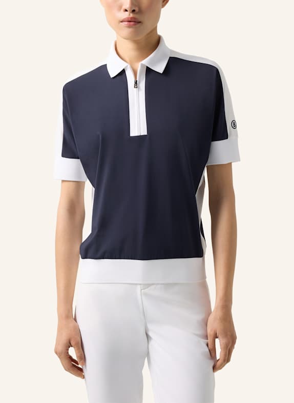 BOGNER Functionele poloshirt Arabell DONKERBLAUW/ WIT