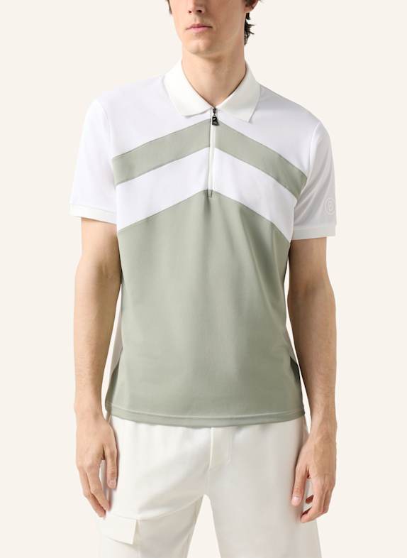 BOGNER Functionele poloshirt van Cuno GROEN/ WIT