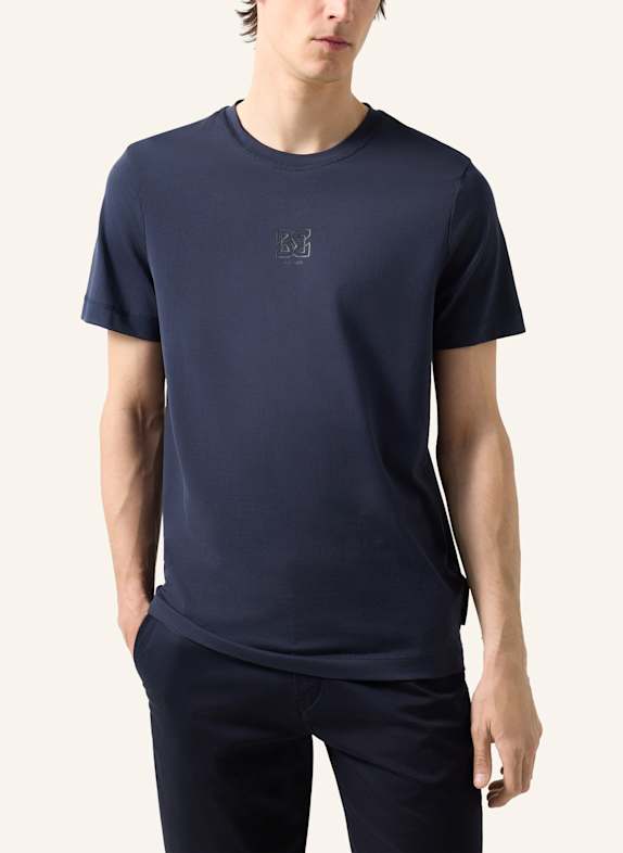 BOGNER T-shirt Roc DONKERBLAUW