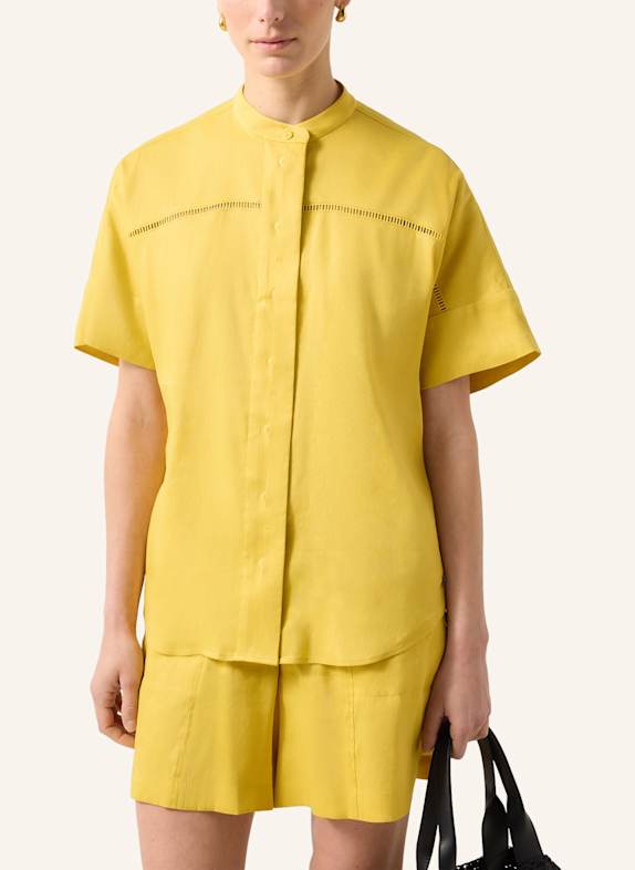 BOGNER Blouse CHERYL met linnen GEEL