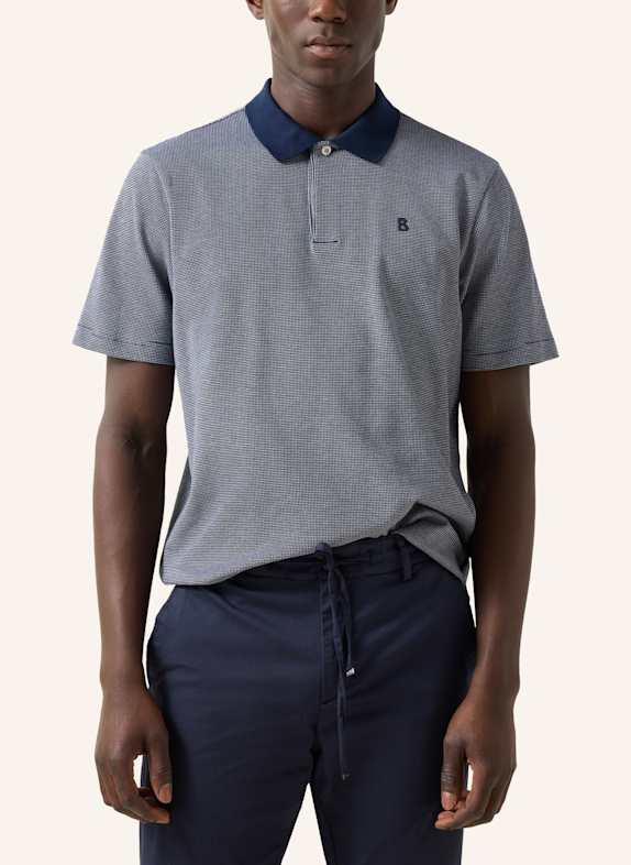 BOGNER Polo-Shirt Wynn DUNKELBLAU/ WEISS