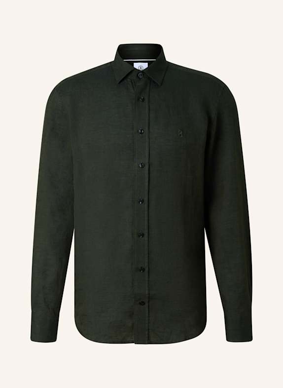BOGNER Leinenhemd TIMI Regular Fit OLIV