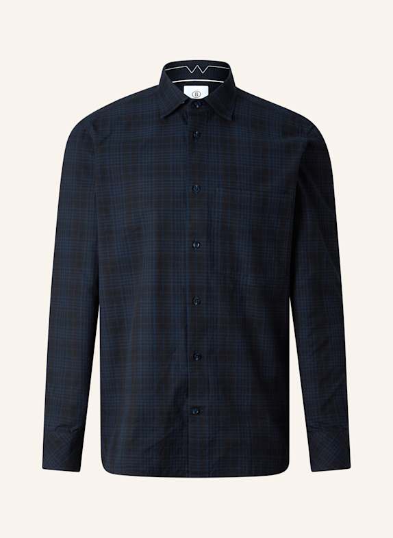 BOGNER Hemd SCHWARZ/ DUNKELBLAU