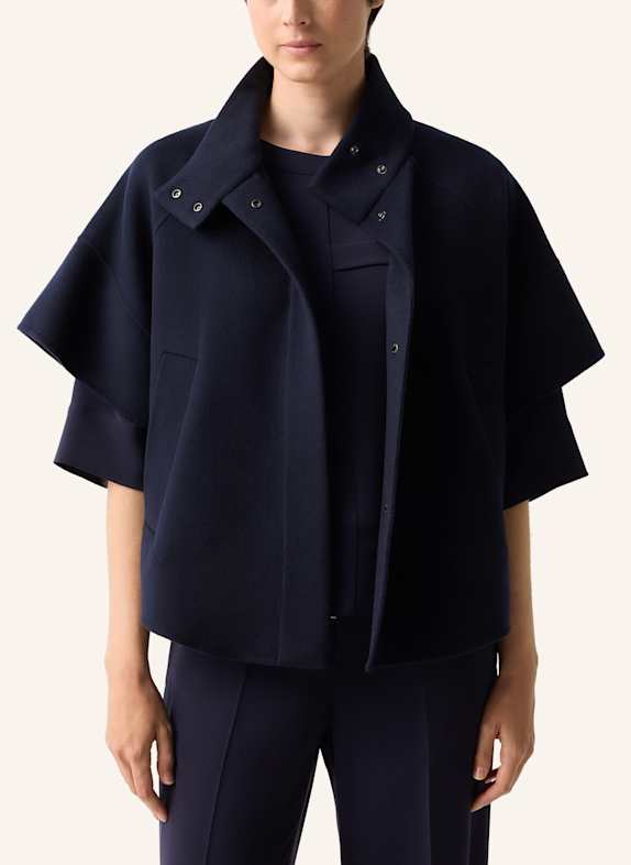 BOGNER Poncho VENICE DONKERBLAUW