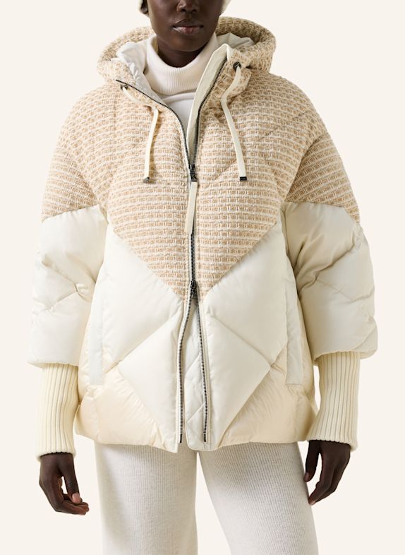 BOGNER Daunenjacke Sheryl WEISS / BEIGE