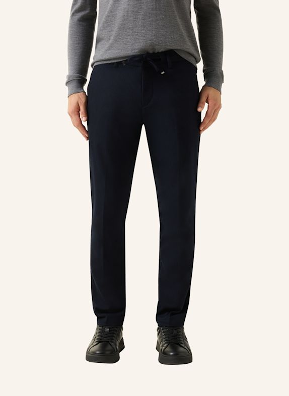 BOGNER Chino RILEY-27 Slim Fit DONKERBLAUW