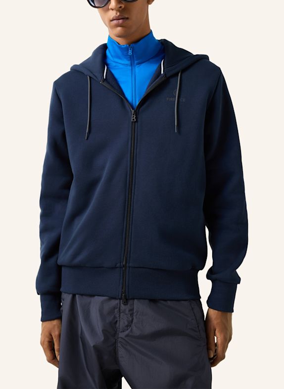 FIRE+ICE Corbell katoenen Hoodie-Sweatvest DONKERBLAUW