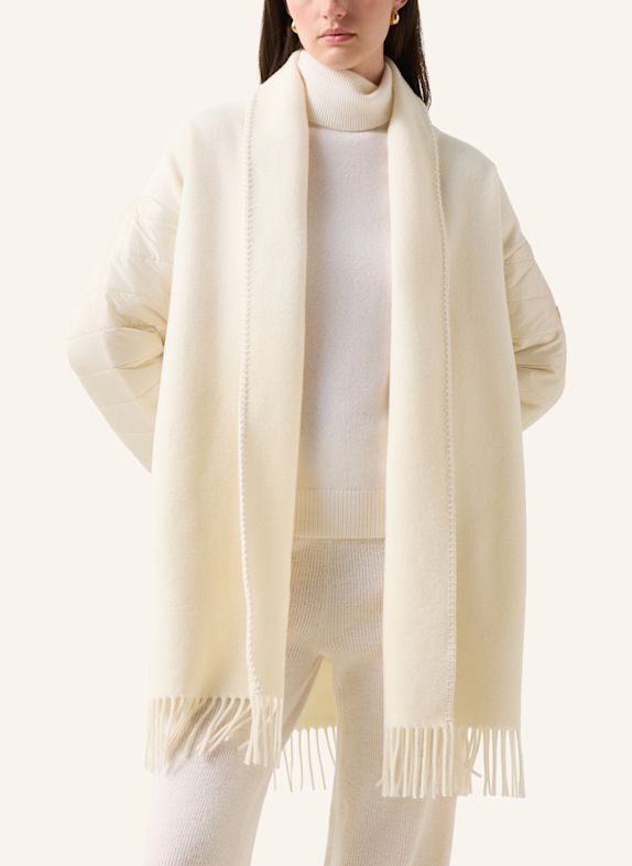BOGNER Poncho van wolmix North WIT