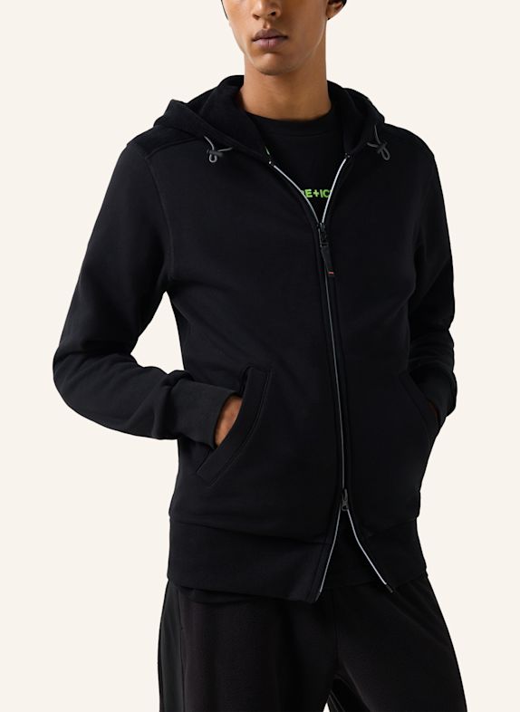 FIRE+ICE Katoenen sweatvest Kano ZWART