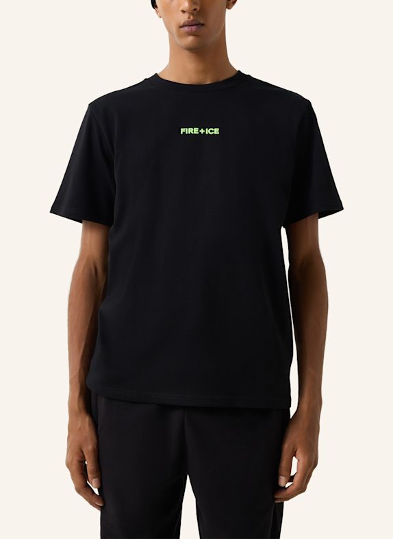 FIRE+ICE Katoenen T-shirt Mick ZWART