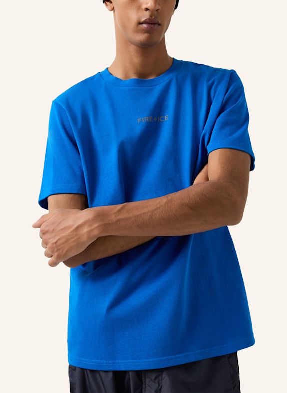 FIRE+ICE Katoenen T-shirt Mick BLAUW