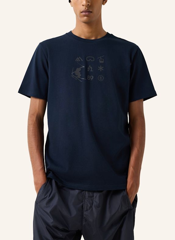 FIRE+ICE Katoenen T-shirt Mick DONKERBLAUW