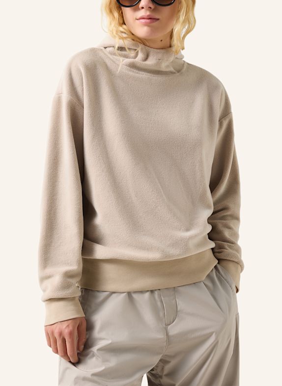 FIRE+ICE Midlayer-Fleece-Hoodie Iva BEIGE