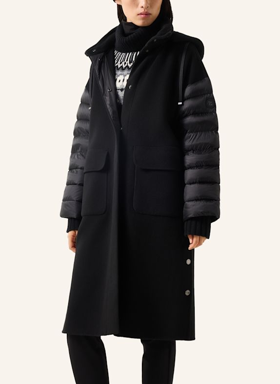 BOGNER Doubleface-Donsmantel Trisha ZWART