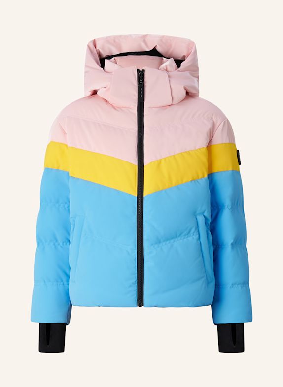 BOGNER Kids Ski-Daunenjacke Cosima TÜRKIS / ROSA / GELB