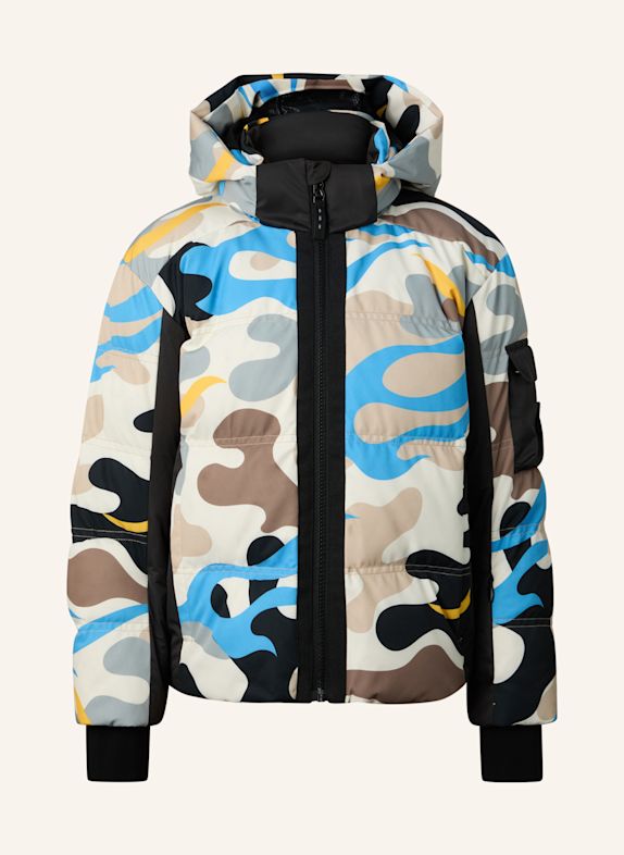 BOGNER Kids Ski-Daunenjacke Pablo BEIGE / BLAU / SCHWARZ