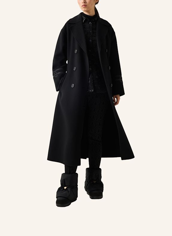 BOGNER Doubleface Wollmantel Terese SCHWARZ