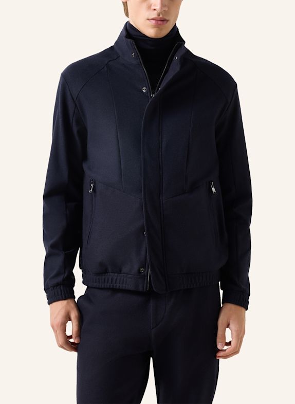 BOGNER Flanellen jas Bradley DONKERBLAUW