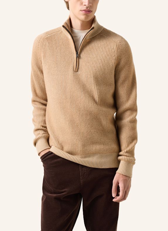 BOGNER Troyer DWAYNE met kasjmier CAMEL / CRÈME