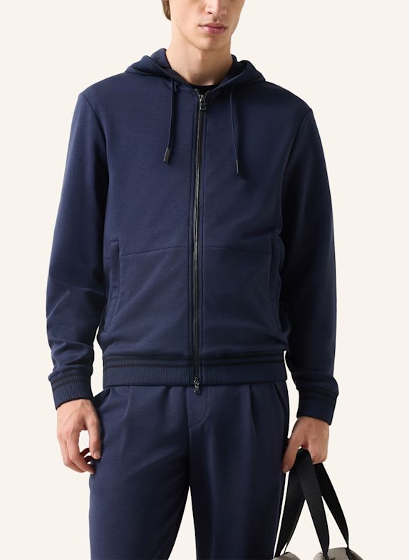 BOGNER Hoodie-Sweatvest Forest DONKERBLAUW