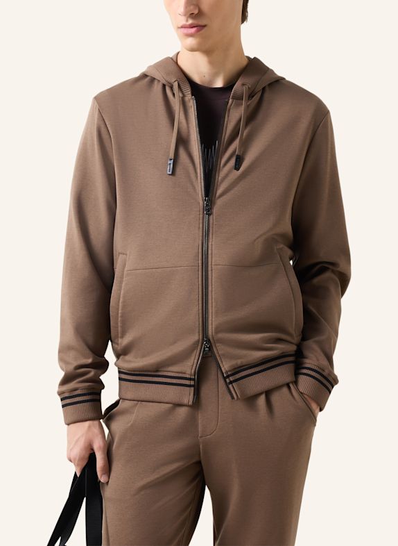 BOGNER Hoodie-Sweatvest Forest BRUIN