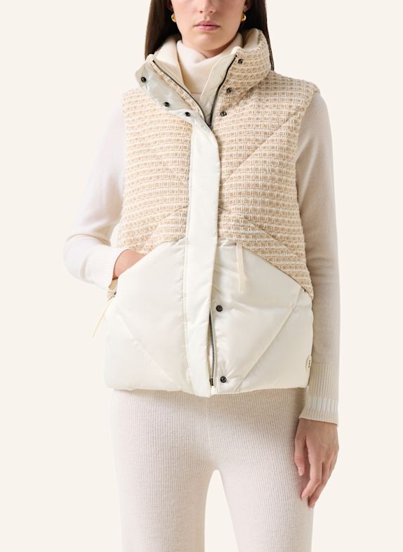 BOGNER Donzen bodywarmer Netty WIT / BEIGE