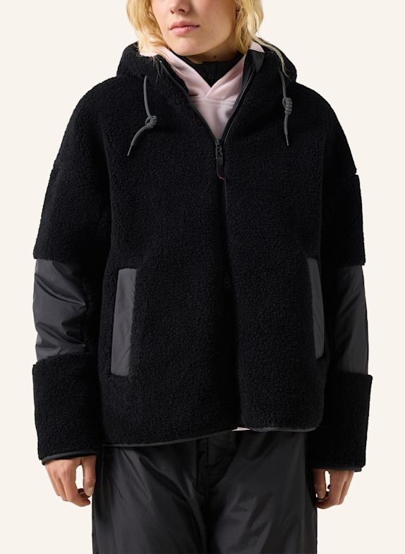 FIRE+ICE Midlayer-Teddy-Jacke Naera SCHWARZ