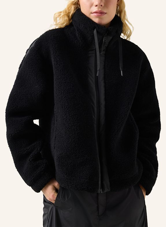 FIRE+ICE Midlayer-Teddy-Jacke Ninetta SCHWARZ