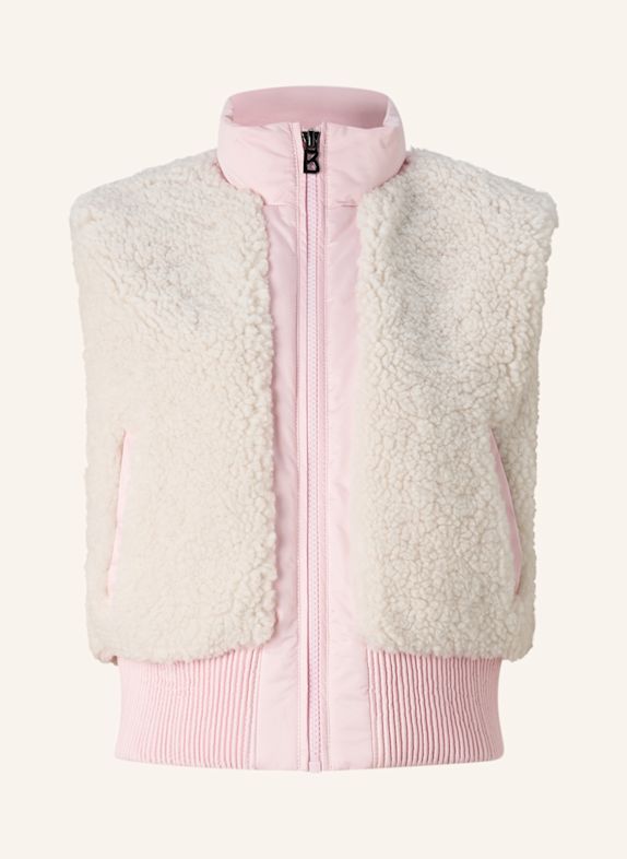 BOGNER Kinder-ski-donsjas met glitters ROZE / WIT