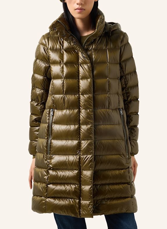 BOGNER Daunenmantel MERYL-D mit abnehmbarer Kapuze OLIV