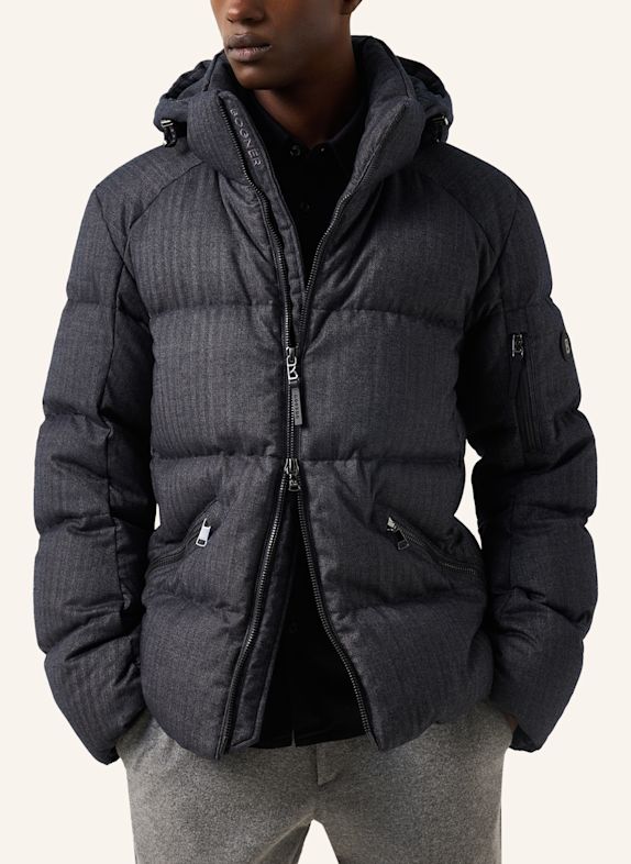 BOGNER Donsjas JAMY-3D DONKERBLAUW