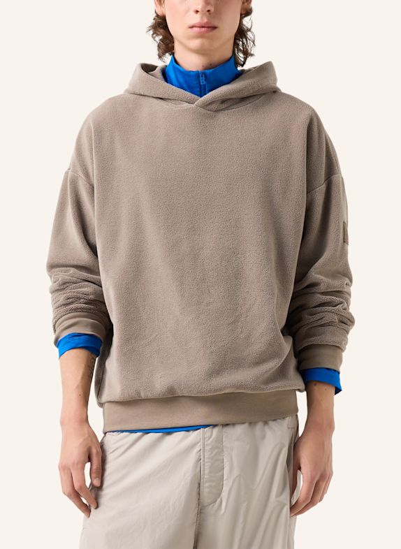 FIRE+ICE Fleece-Hoodie Ilario TAUPE