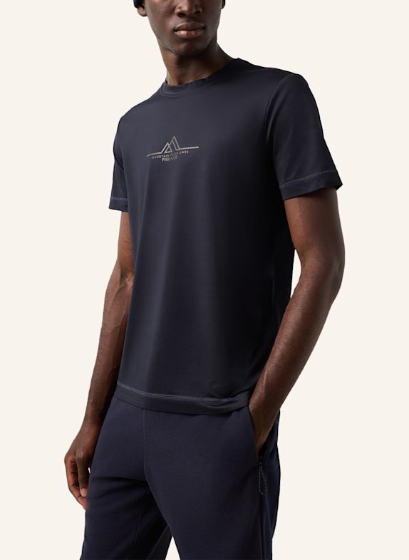 FIRE+ICE Cotton T-shirt, Straight Fit DARK BLUE
