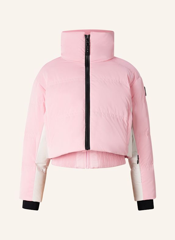 BOGNER Kids Ski-Daunenjacke Glitter ROSA / WEISS