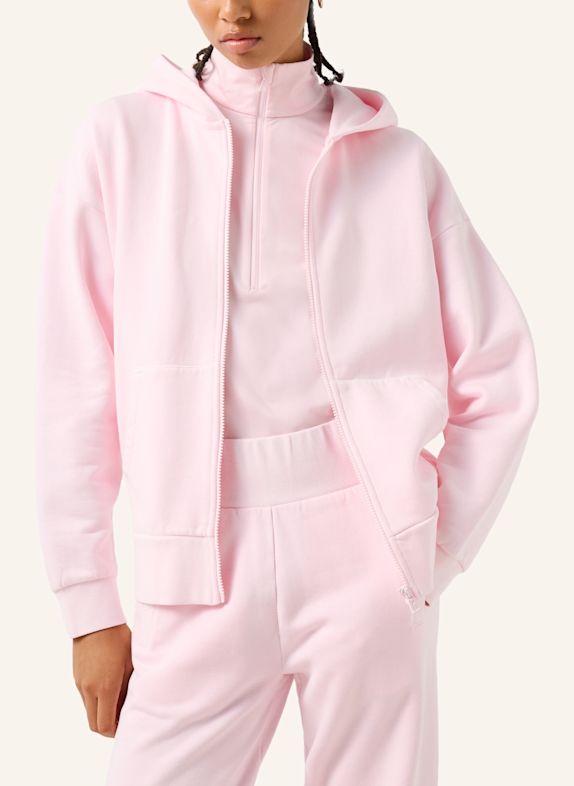FIRE+ICE Baumwoll-Hoodie-Sweatjacke Ilona ROSA